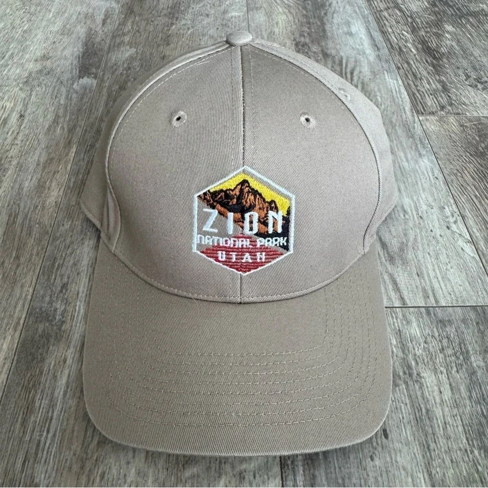 Zion National Park, Utah Tan Baseball SnapBack Cap